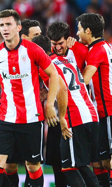 Bilbao thrash Barca in Spanish Super Cup behind Aduriz's hat trick